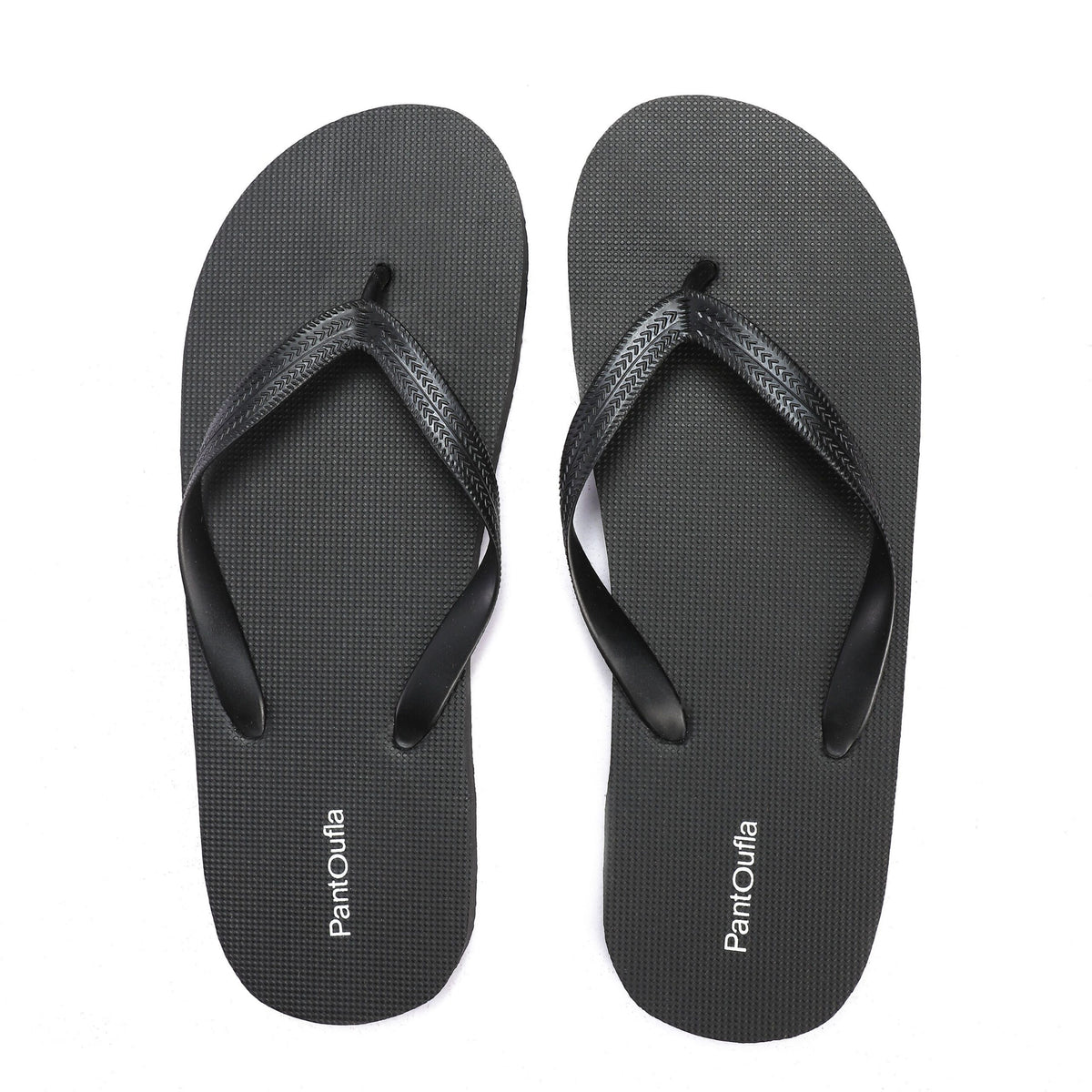 Men Summer Slippers Black
