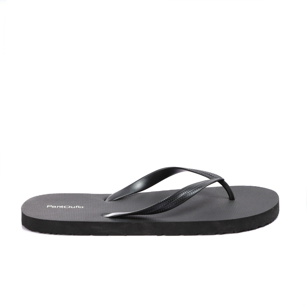 Men Summer Slippers Black