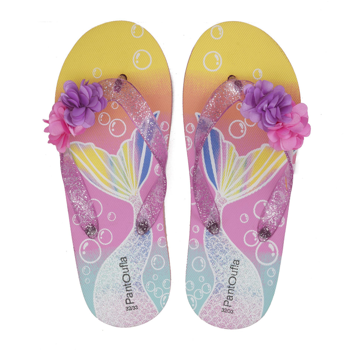 Kids Summer Flipflop Mermaid