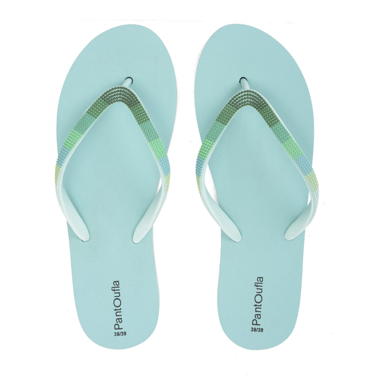 Summer Slippers Aqua