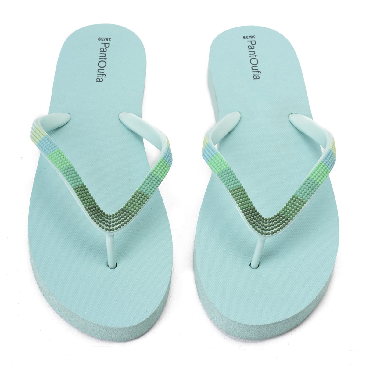 Summer Slippers Aqua