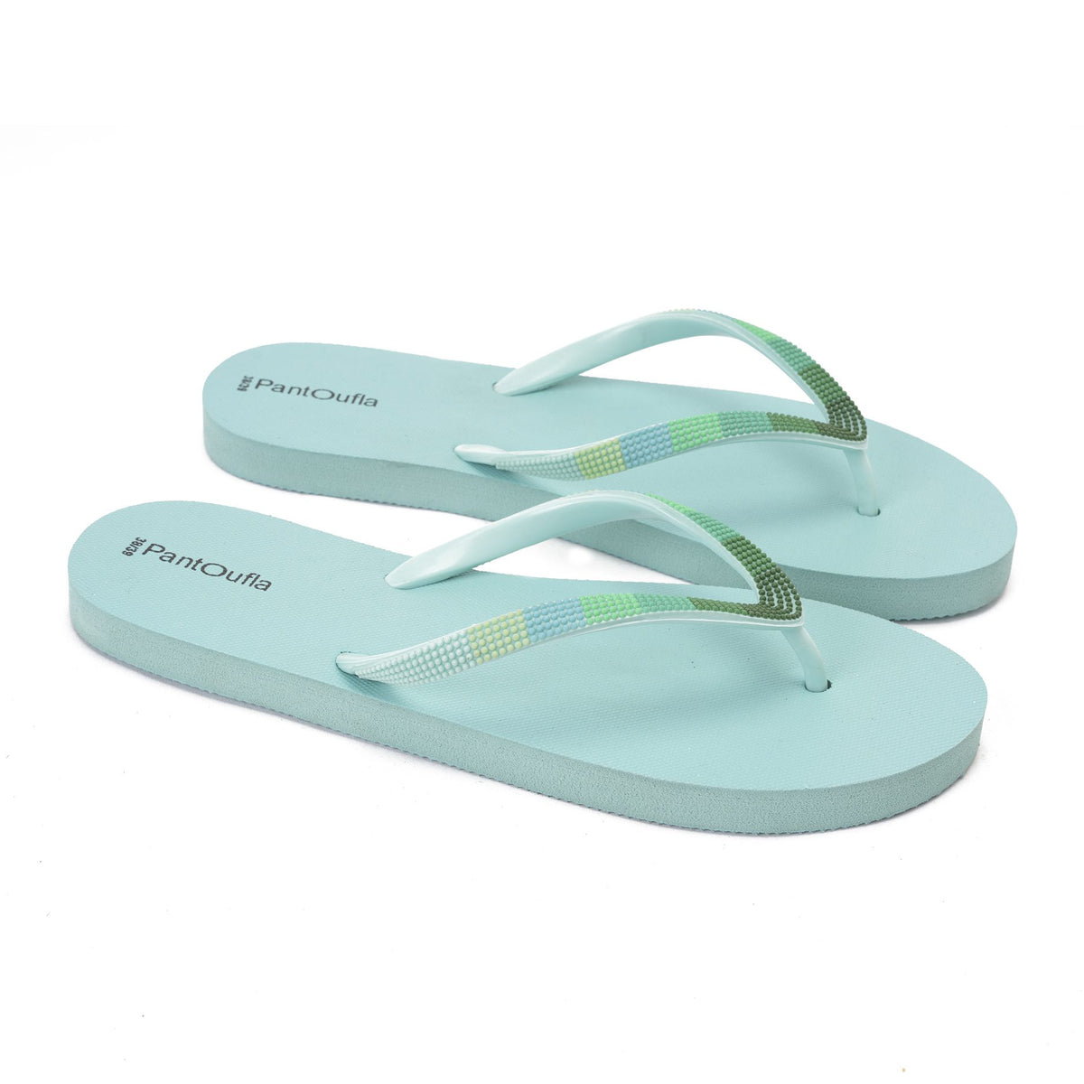 Summer Slippers Aqua