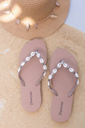 Summer Slippers Beig Shells