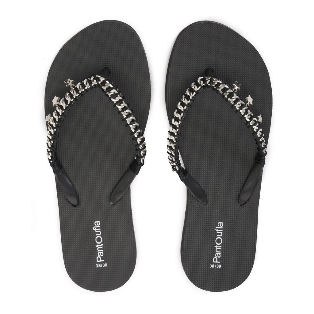 Summer Slippers Metalic