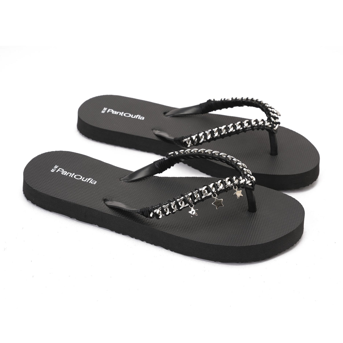 Summer Slippers Metalic