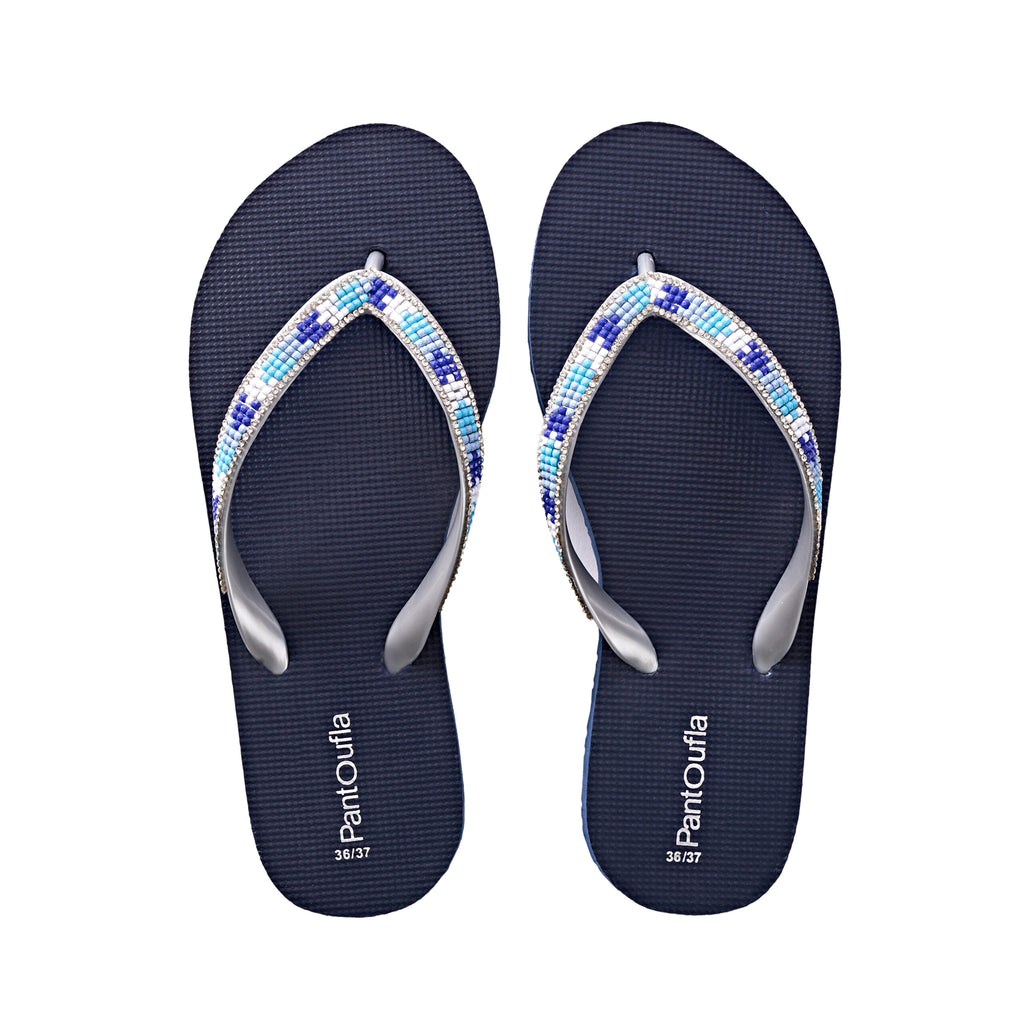Summer Slippers Royal Blue