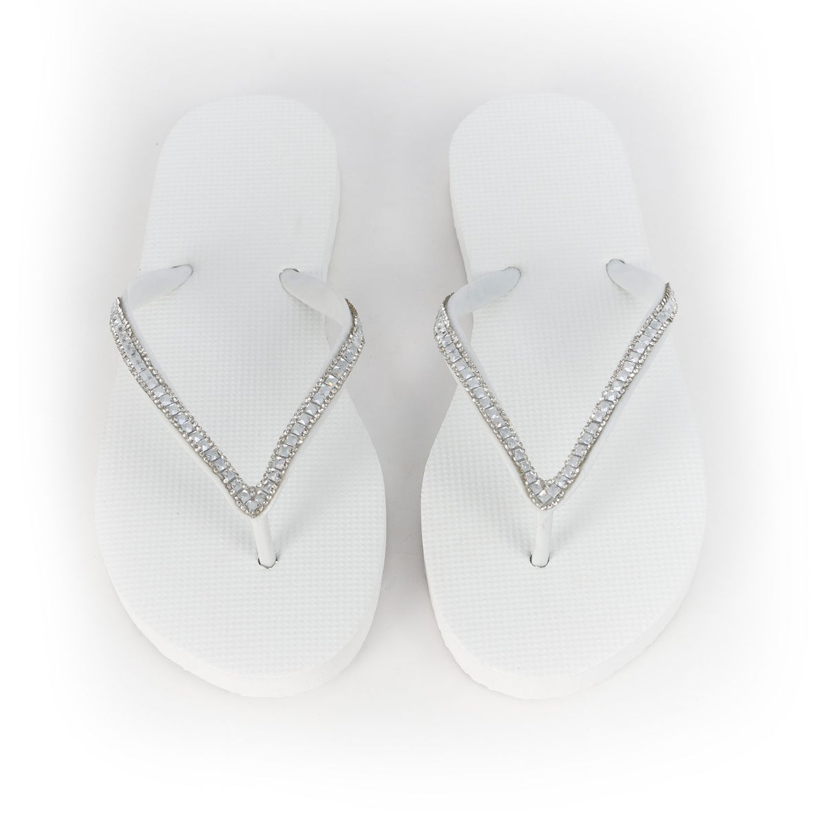Summer Slippers White Diamond