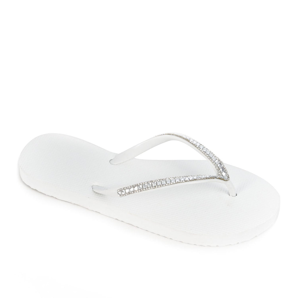 Summer Slippers White Diamond