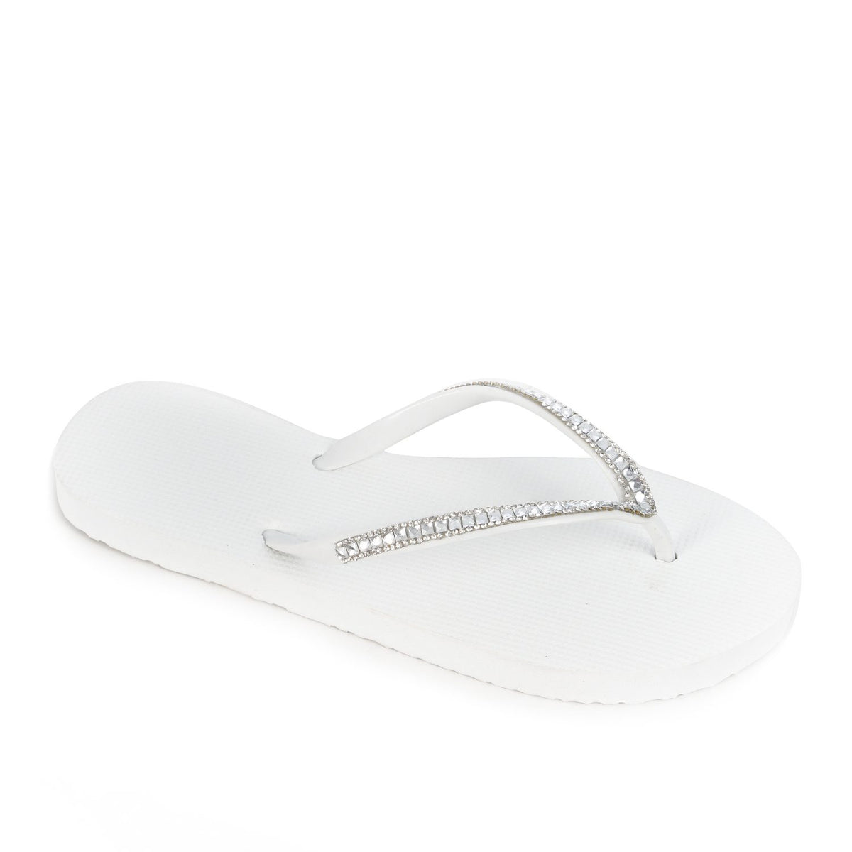 Summer Slippers White Diamond