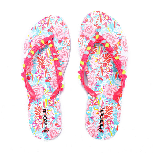 Kids Flipflop Pompom