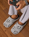 Men Slipper Grey Soccer
