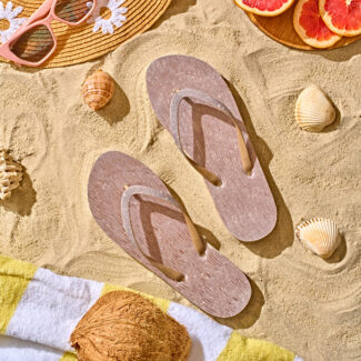 Summer Slippers Bronze